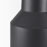 Mercana Tosca Tall Matte Black Metal Vase