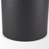 Mercana Tosca Tall Matte Black Metal Vase