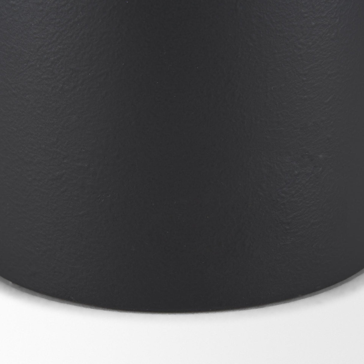 Mercana Townley Tall White w/ Black Ombre Metal Vase