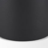 Mercana Townley Tall White w/ Black Ombre Metal Vase