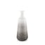 Mercana Toru Medium White w/ Grey Ombre Metal Vase
