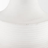 Mercana Toru Medium White w/ Grey Ombre Metal Vase