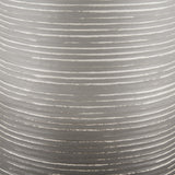 Mercana Toru Medium White w/ Grey Ombre Metal Vase