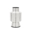 Mercana Dinah Small White w/ Black Stripes Ceramic Vase