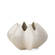 Mercana Ulrich Sculptural Cream Glazed Ceramic Vase