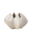 Mercana Ulrich Sculptural Cream Glazed Ceramic Vase