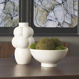 Mercana Ulvi Cream Glazed Bubble Ceramic Vase
