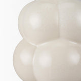Mercana Ulvi Cream Glazed Bubble Ceramic Vase