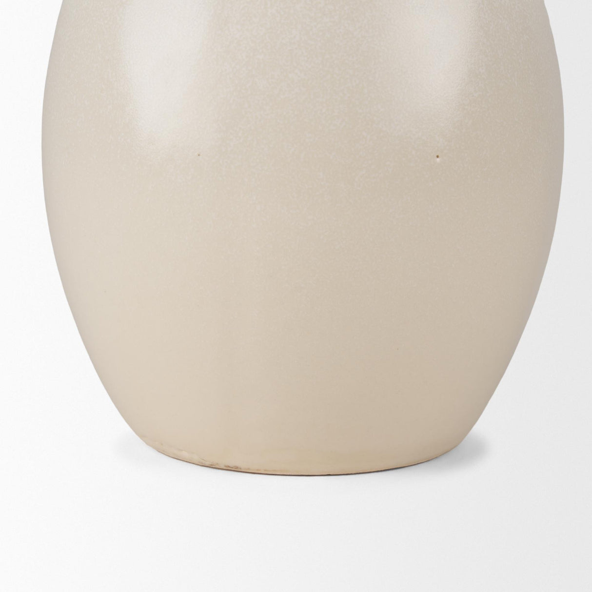 Mercana Ulvi Cream Glazed Bubble Ceramic Vase