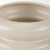 Mercana Twyla Short Cream Glazed Ring Pot