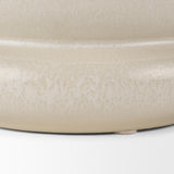 Mercana Twyla Short Cream Glazed Ring Pot