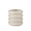 Mercana Twyla Tall Cream Glazed Ring Pot