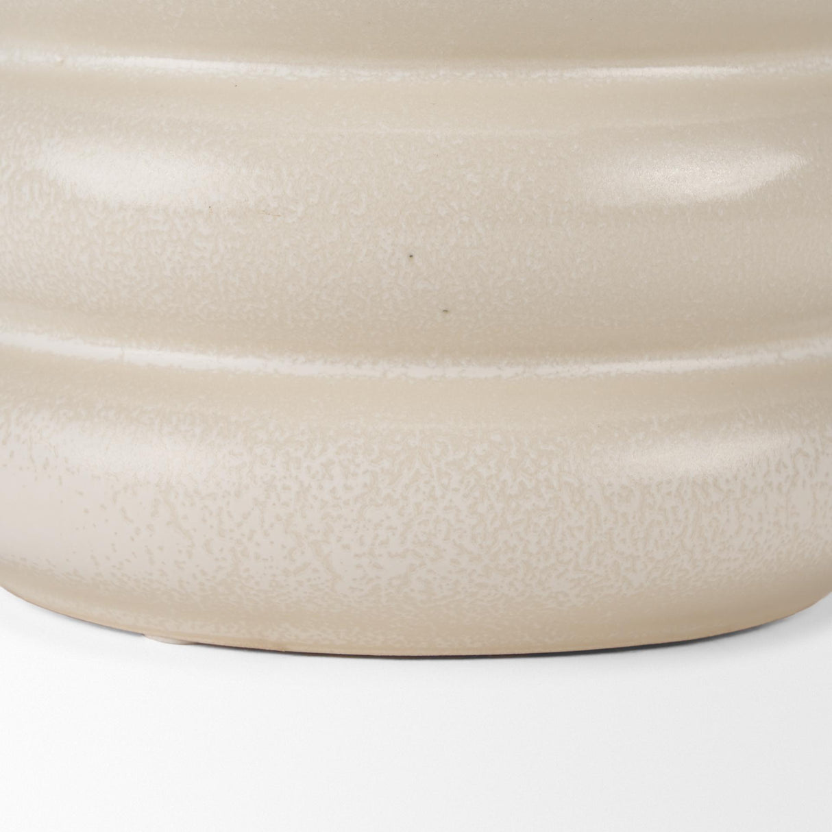 Mercana Twyla Tall Cream Glazed Ring Pot