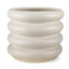 Mercana Twyla Tall Cream Glazed Floor Ceramic Vase