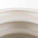 Mercana Twyla Tall Cream Glazed Floor Ceramic Vase