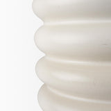 Mercana Twyla Tall Cream Glazed Floor Ceramic Vase