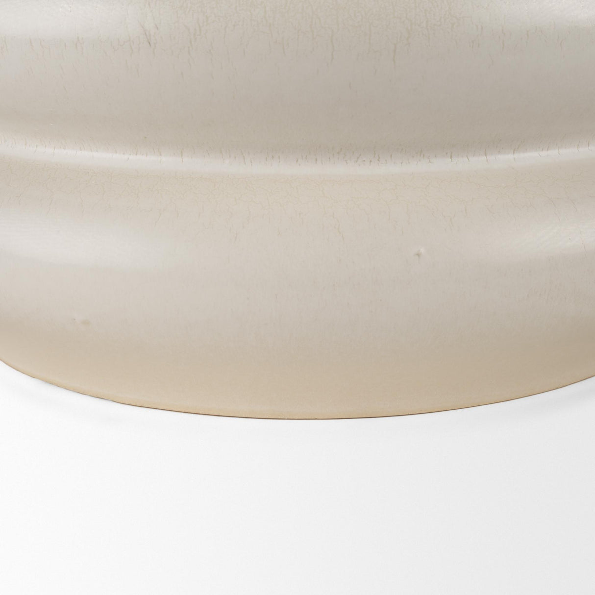 Mercana Twyla Tall Cream Glazed Floor Ceramic Vase