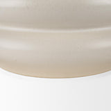 Mercana Twyla Tall Cream Glazed Floor Ceramic Vase