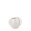 Mercana Urvi Short Off White Speckled Asymmetrical Ceramic Vase