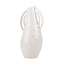 Mercana Urvi Tall Off White Speckled Asymmetrical Ceramic Vase