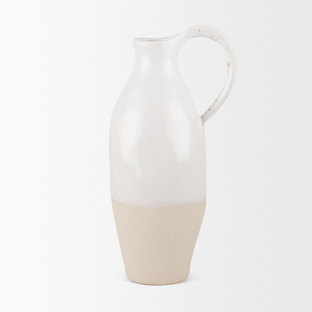 Mercana Valora Black Speckled Cream w/ Light Beige Ceramic Jug
