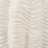 Mercana Velia Short Seashell Sculptural Cream Glazed Ceramic Vase