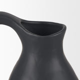 Mercana Valora Matte Black Ceramic Jug