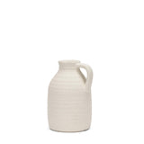 Mercana Tyrus Medium Textured Matte White w/ Speckling Ceramic Vase