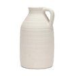 Mercana Tyrus Large Textured Matte White w/ Speckling Ceramic Vase