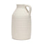 Mercana Tyrus Large Textured Matte White w/ Speckling Ceramic Vase