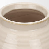 Mercana Tryna Small Beige w/ Matte Brown Ceramic Vase