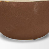 Mercana Tryna Small Beige w/ Matte Brown Ceramic Vase