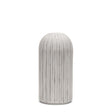 Mercana Ummi Small Off White w/ Gray-Brown Antiquing Ceramic Floor Vase