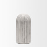 Mercana Ummi Small Off White w/ Gray-Brown Antiquing Ceramic Floor Vase