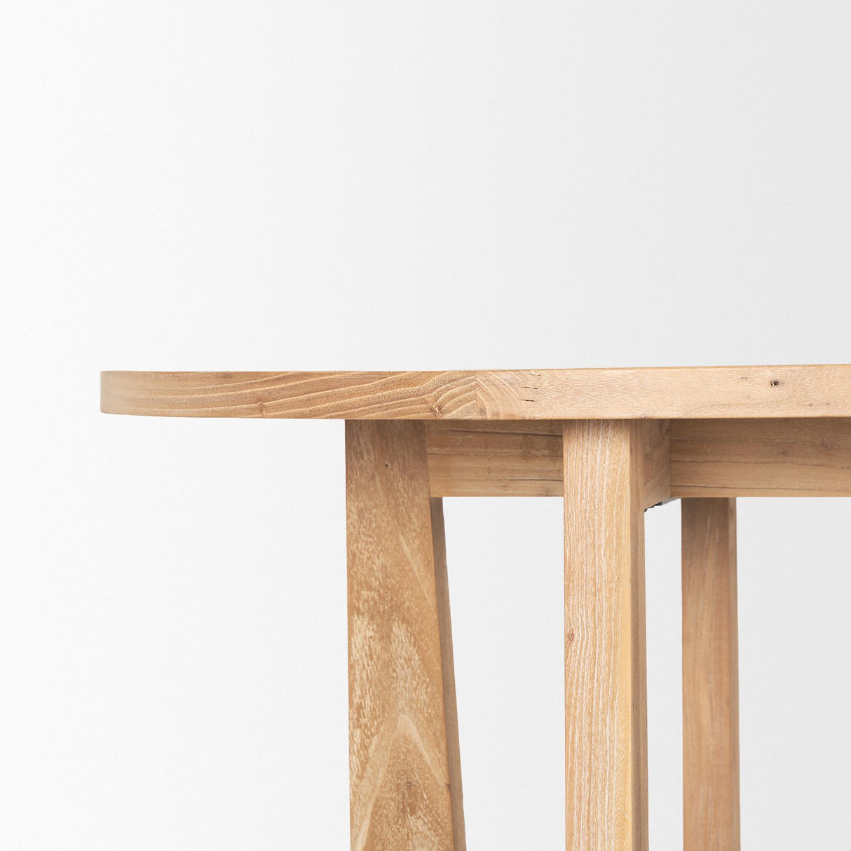 Mercana Taylin Light Brown Solid Wood Desk