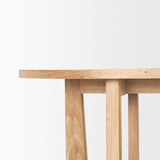 Mercana Taylin Light Brown Solid Wood Desk