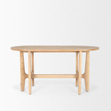 Mercana Taylin Light Brown Solid Wood Desk