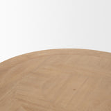 Mercana Taylin Light Brown Solid Wood Desk