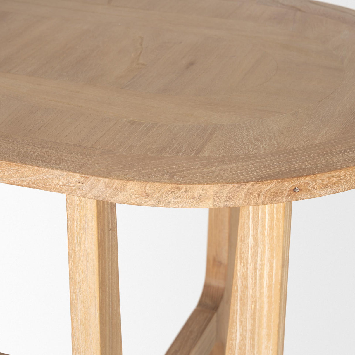 Mercana Taylin Light Brown Solid Wood Desk