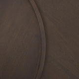 Mercana Takoda Dark Brown Wood Tapered Drum Nesting Coffee Tables