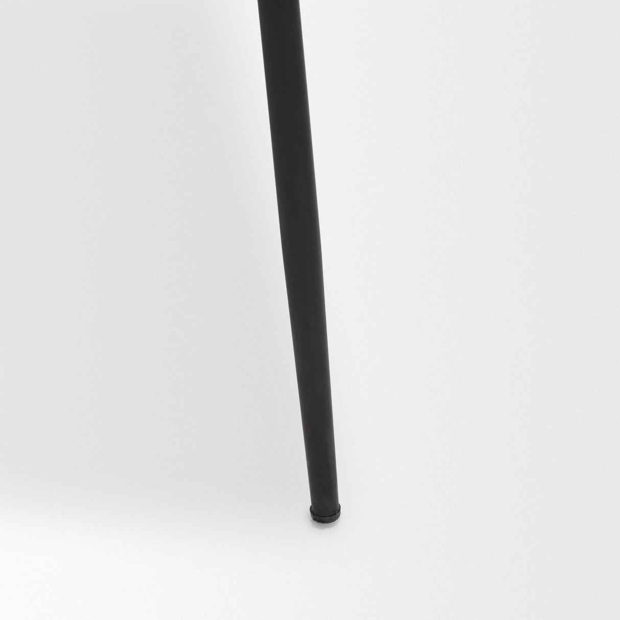 Mercana Casey Matte Black Metal w/ Gray Fabric Dining Chair