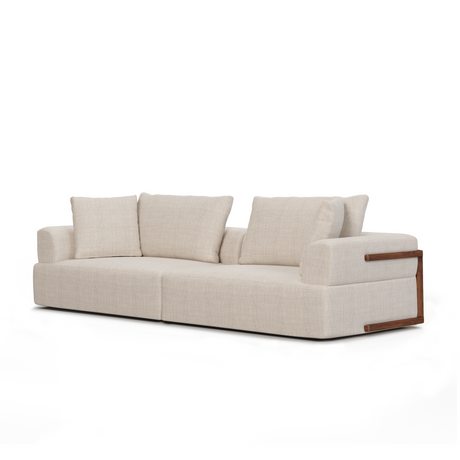 Mercana Warner Oatmeal 2 Piece Sofa Set