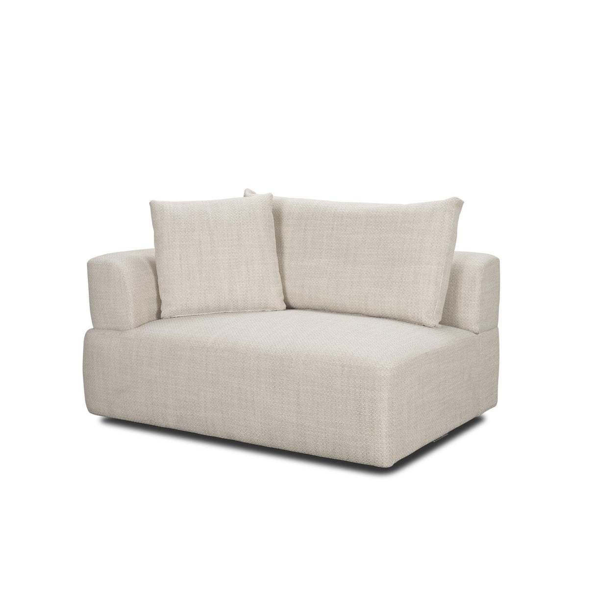 Mercana Warner Oatmeal 3 Piece Sofa Set W/Corner Piece