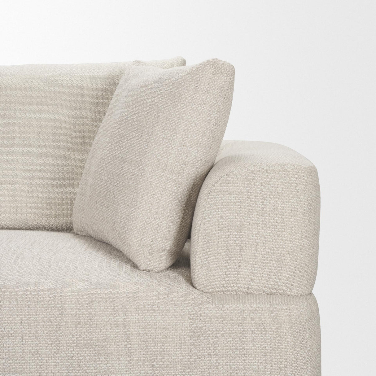 Mercana Warner Oatmeal 3 Piece Sofa Set W/Corner Piece