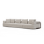 Mercana Warner Gray 2 Piece Long Sofa Set