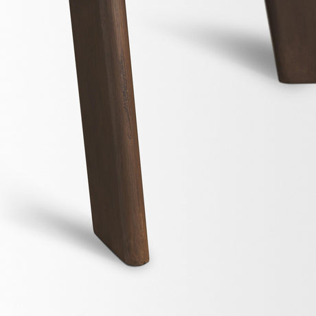 Mercana Welborn 84" Dark Brown Wood Rectangular Dining Table