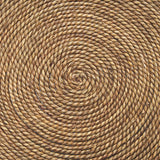 Mercana Wenopa Matte Black Wood w/ Natural Jute Accent Tables
