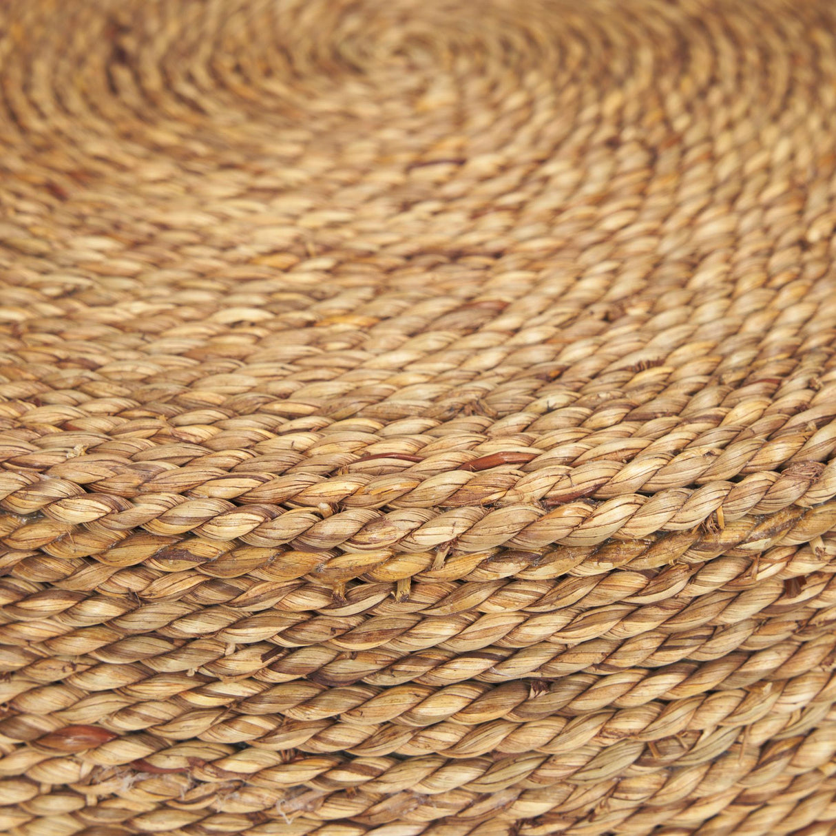 Mercana Wenopa Matte Black Wood w/ Natural Jute Accent Tables