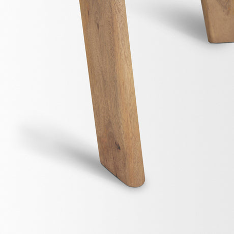 Mercana Welborn 72" Light Brown Wood Rectangular Dining Table