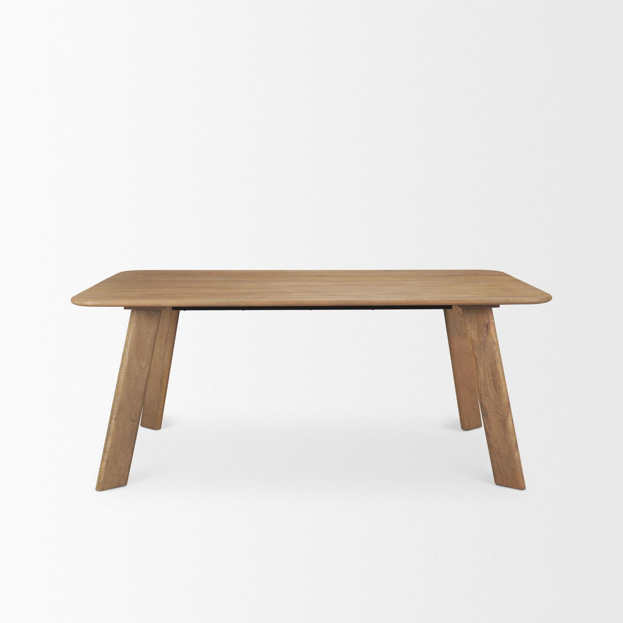 Mercana Welborn 72" Light Brown Wood Rectangular Dining Table